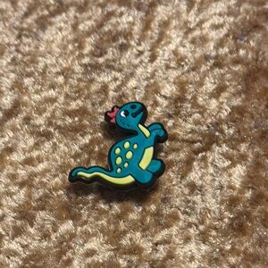 Kids Green Dinosaur Jibbitz Shoe Charm Accessory For Crocs & Shoes New 5/$15